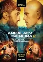 UFC 320 прямая трансляция 05.10.2025 смотреть онлайн бесплатно Анкалаев vs Перейра 2